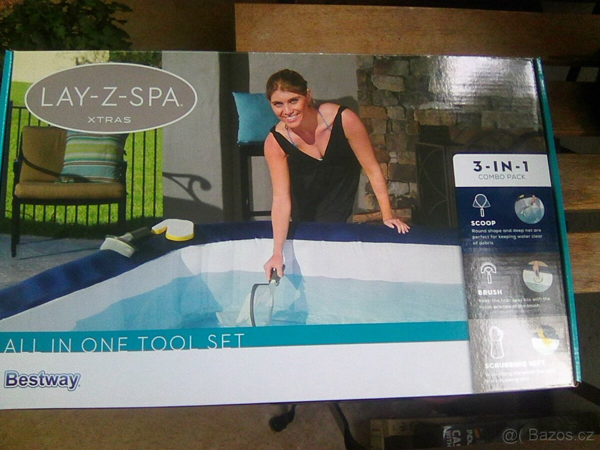 Čistící sada na bazén - Bestway Lay-Z-Spa, 3-IN-1 nová