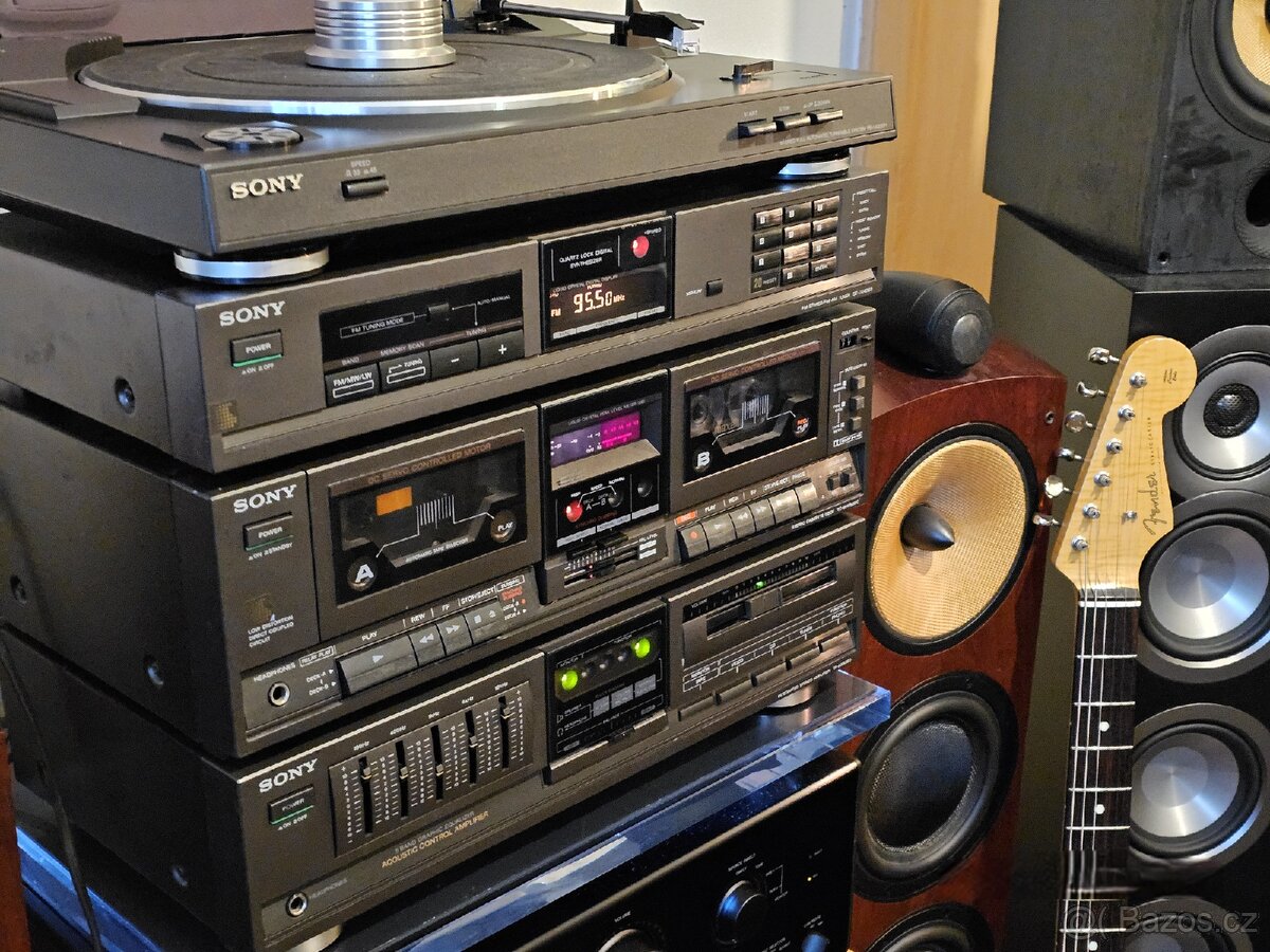 HiFi SONY, možno i gramofon, Bluetooth, TOP stav