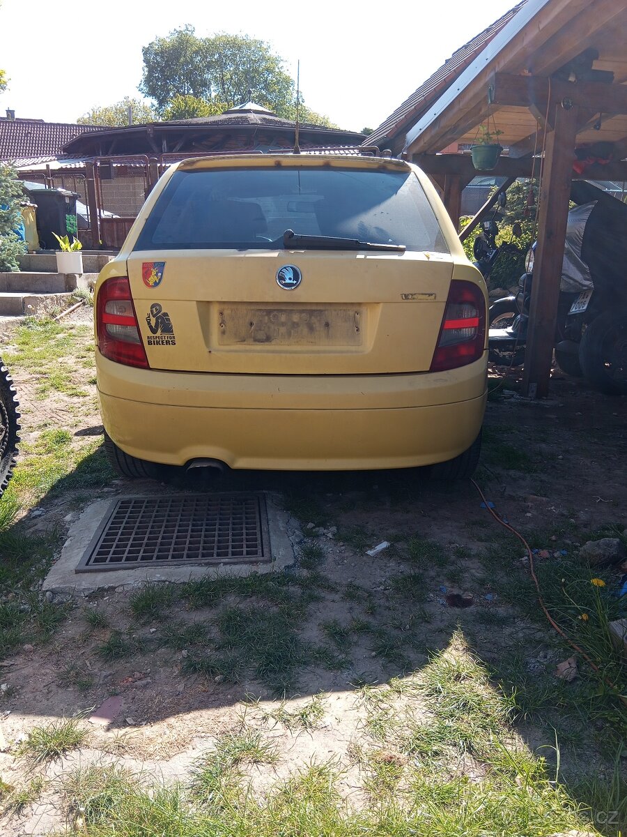 Víko kufru-škoda fabia 1