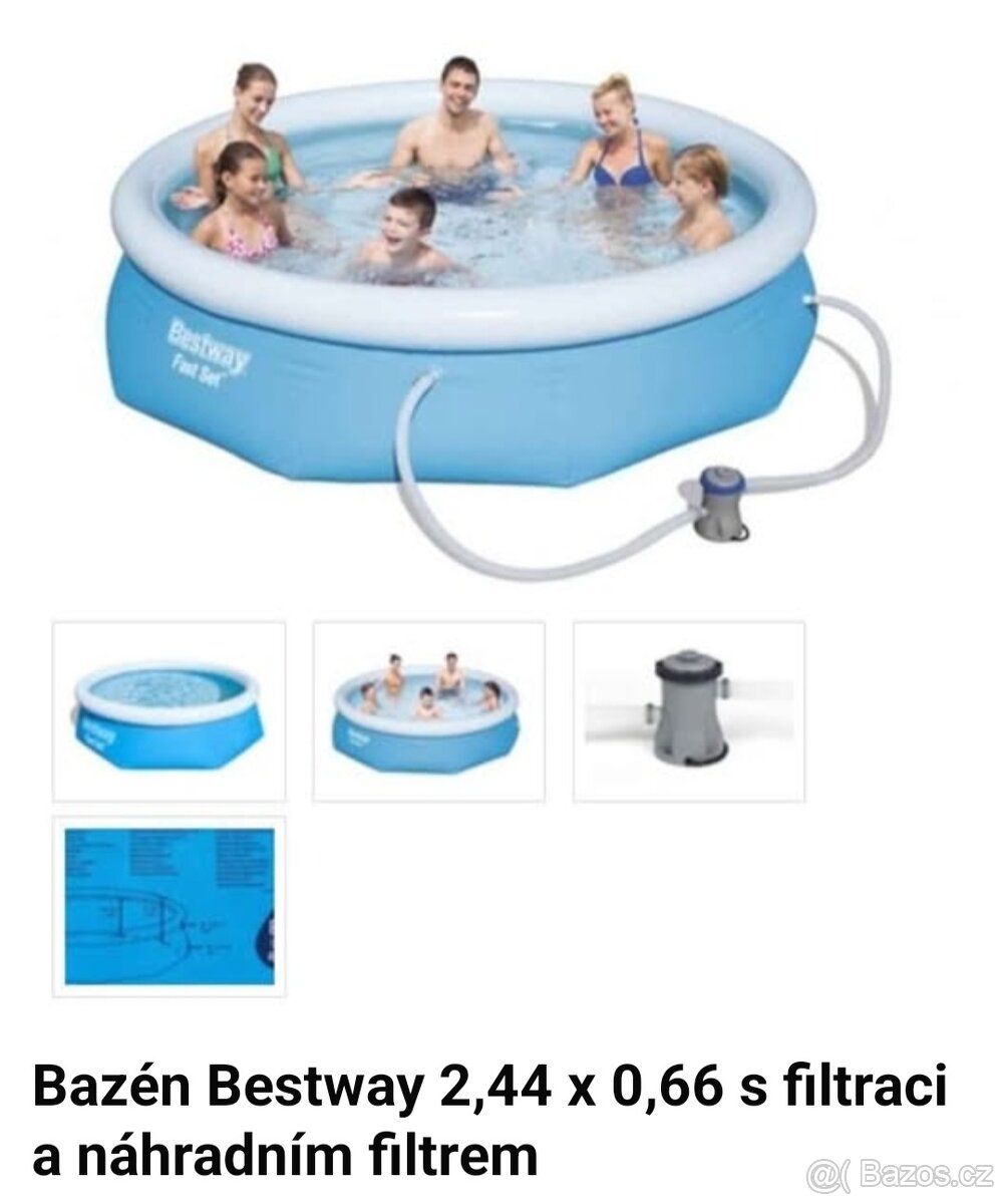 Bazén Bestway 2,44m x 0.66