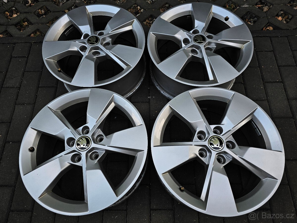 ALU kola disky Škoda 5x112 R17 Yeti Karoq 7J ET45