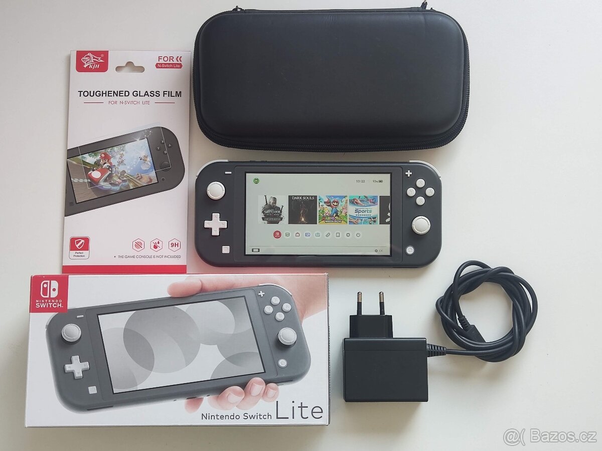 Switch Lite Jailbreak +10 HER šedá