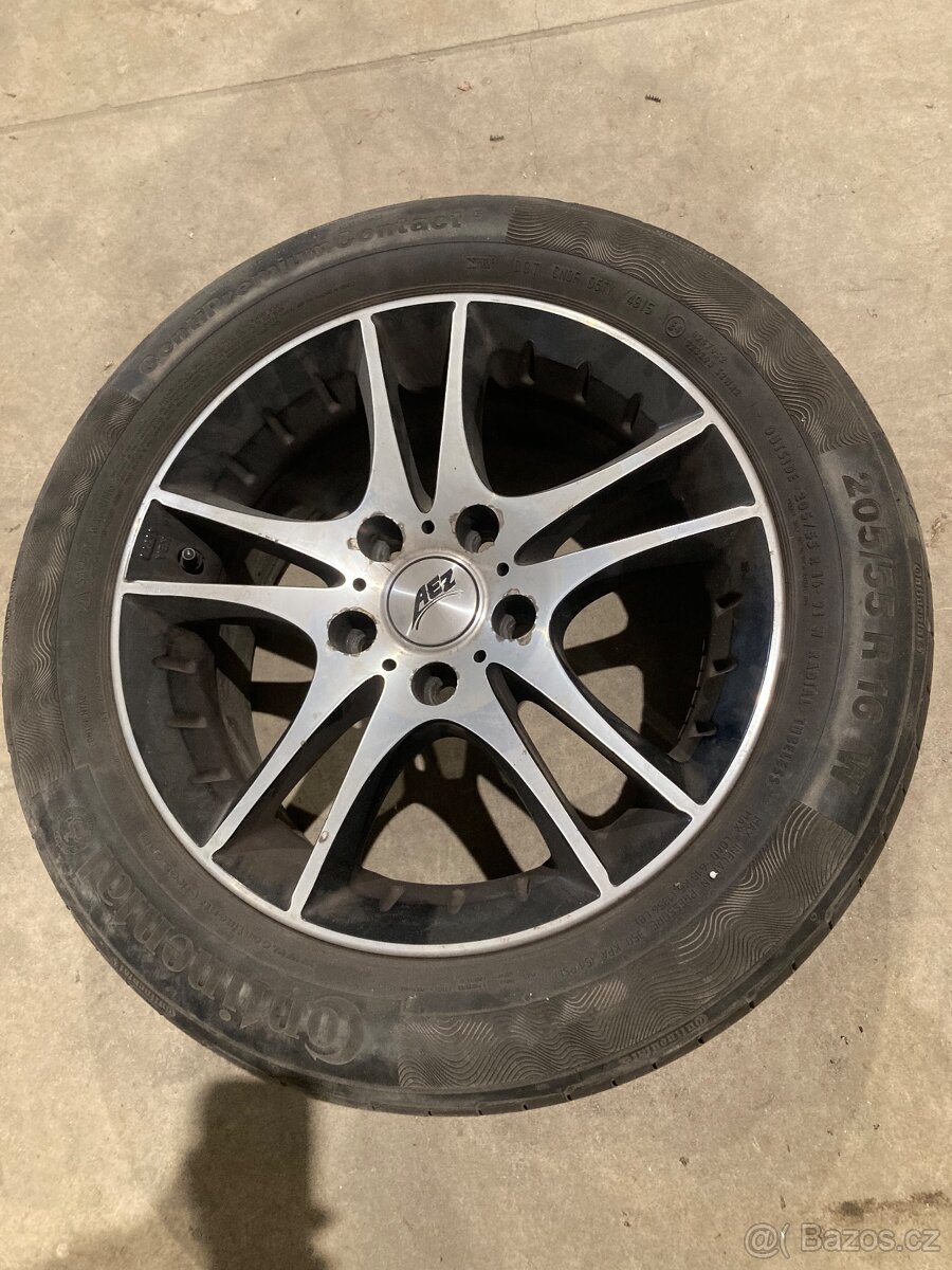 Alu kola AEZ, sada 4 kol 205/55 R16 5x112
