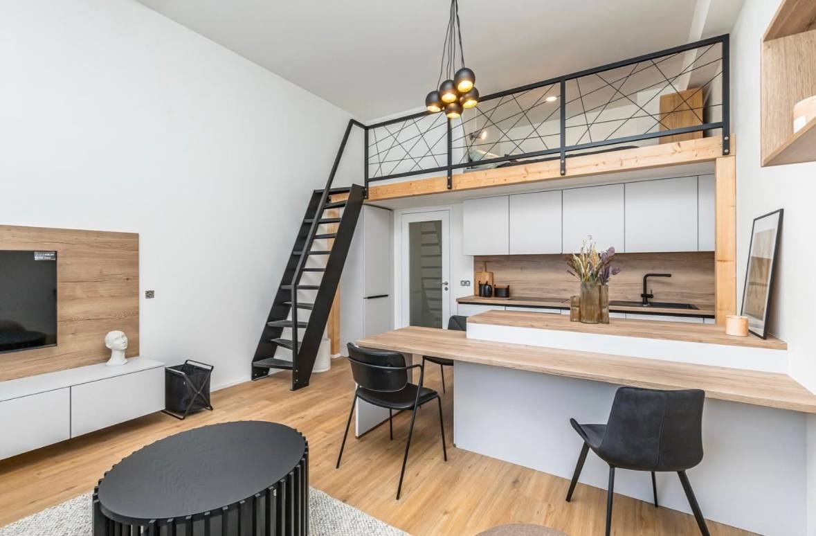 Designový loft 1+kk – Praha 3, Malešická 47