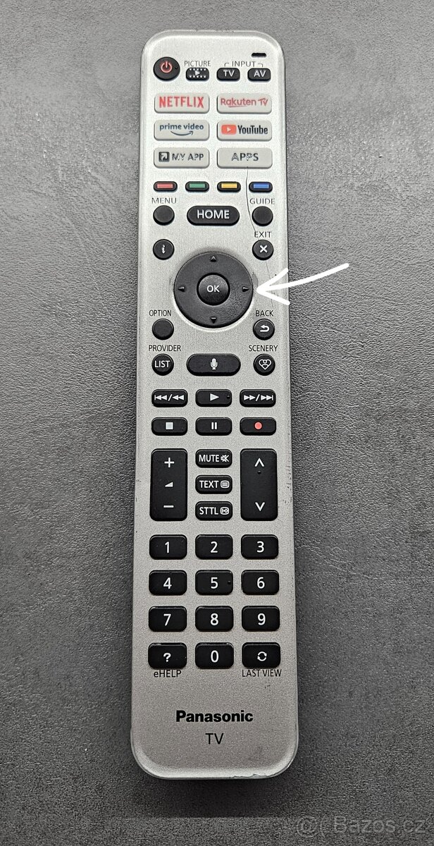 Originální dálkový ovladač Panasonic R3PA265