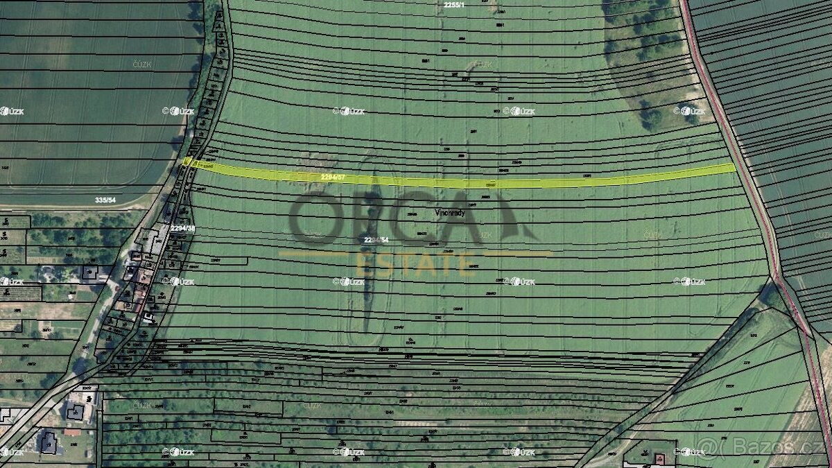 Podíl na pozemcích v k.ú. Moravany u Kyjova