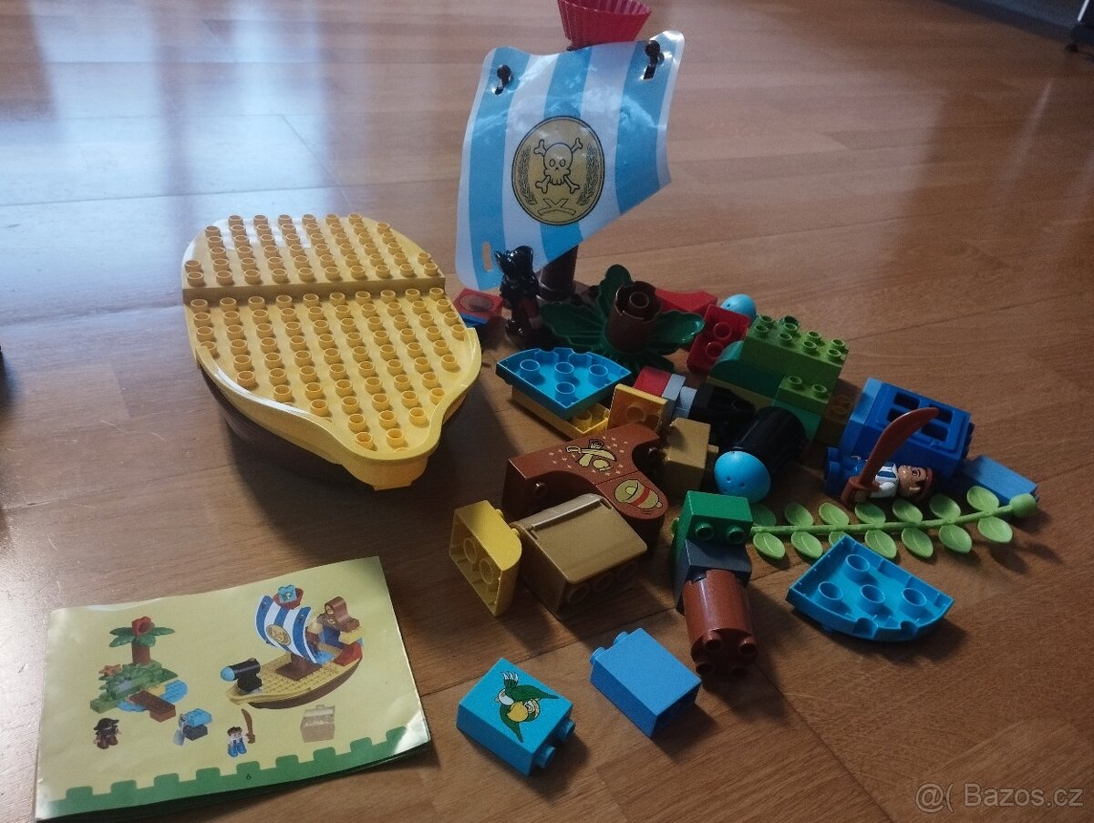 Lego Duplo + loď kompatibilní s Lego duplo