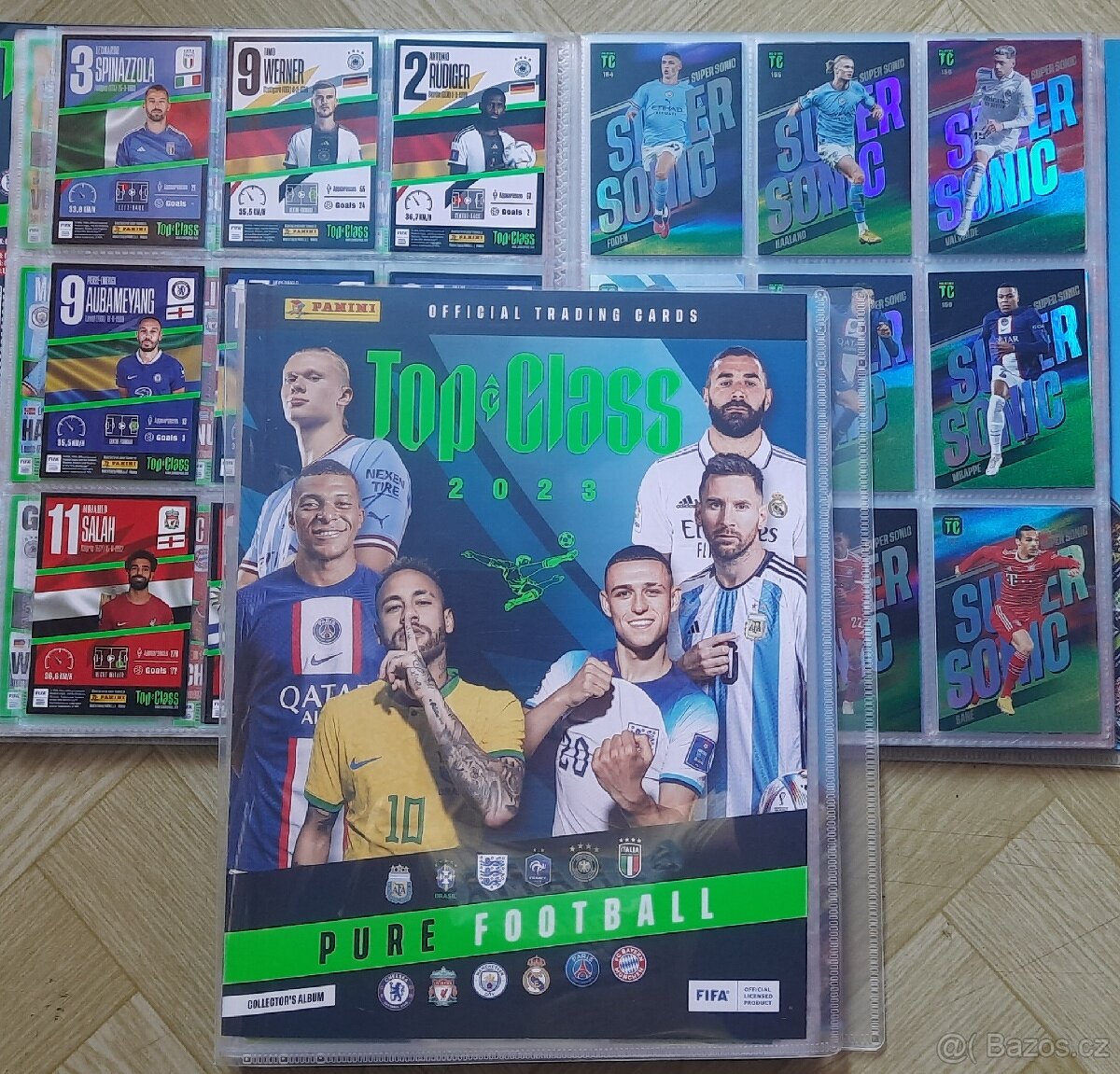 fotbalové karty TOP CLASS 2023 PANINI