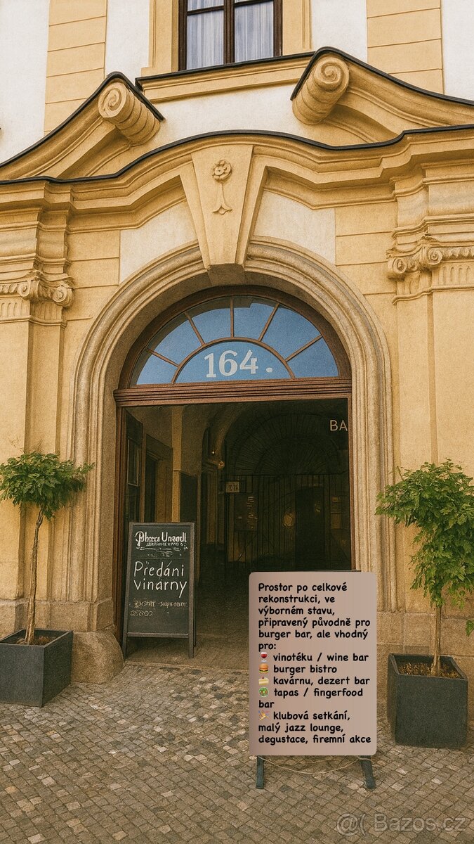 Srdce Hradce volá Přenechání stylové vinárny / baru