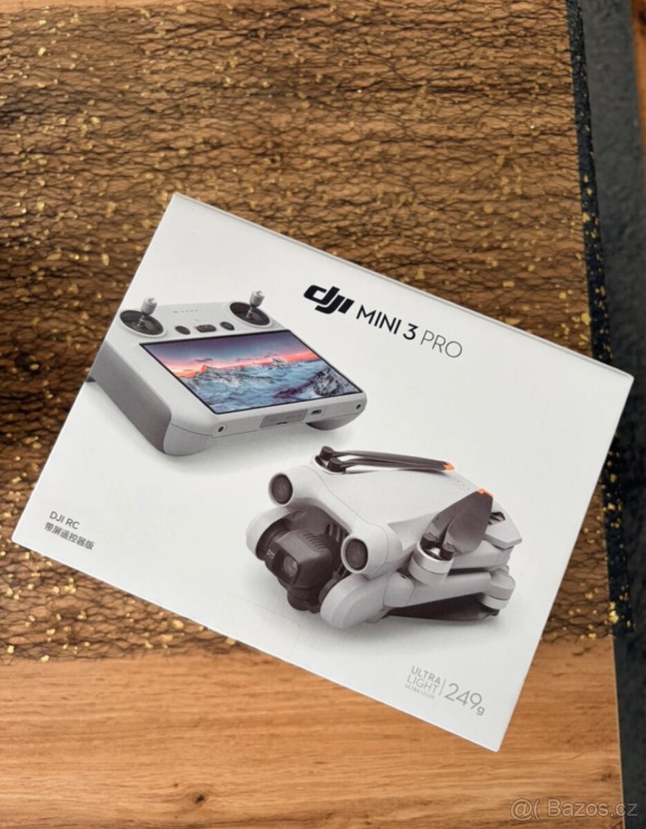 Dron Dji mini 3 pro nový RC ovladač 3x létaný