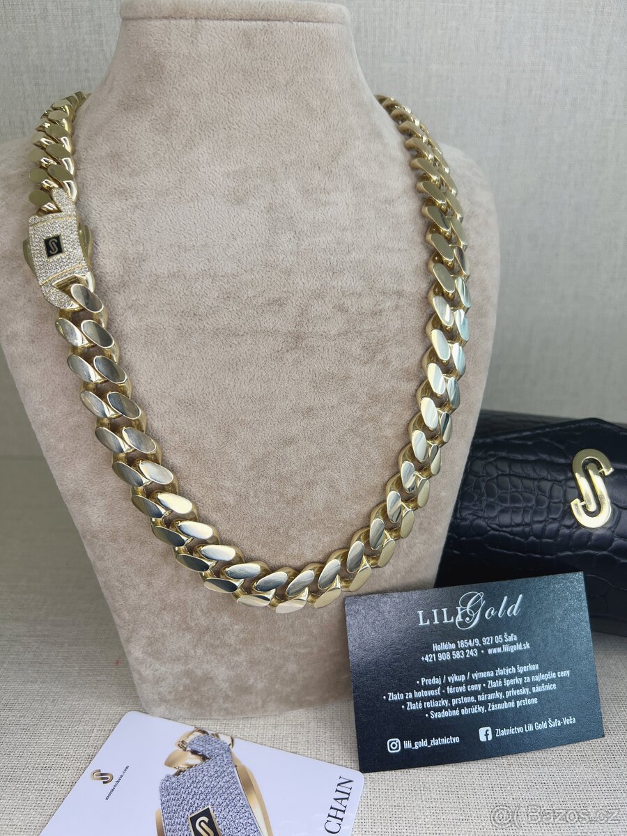 Zlatý řetízek 585/1000 63.2g Nová puncovaná