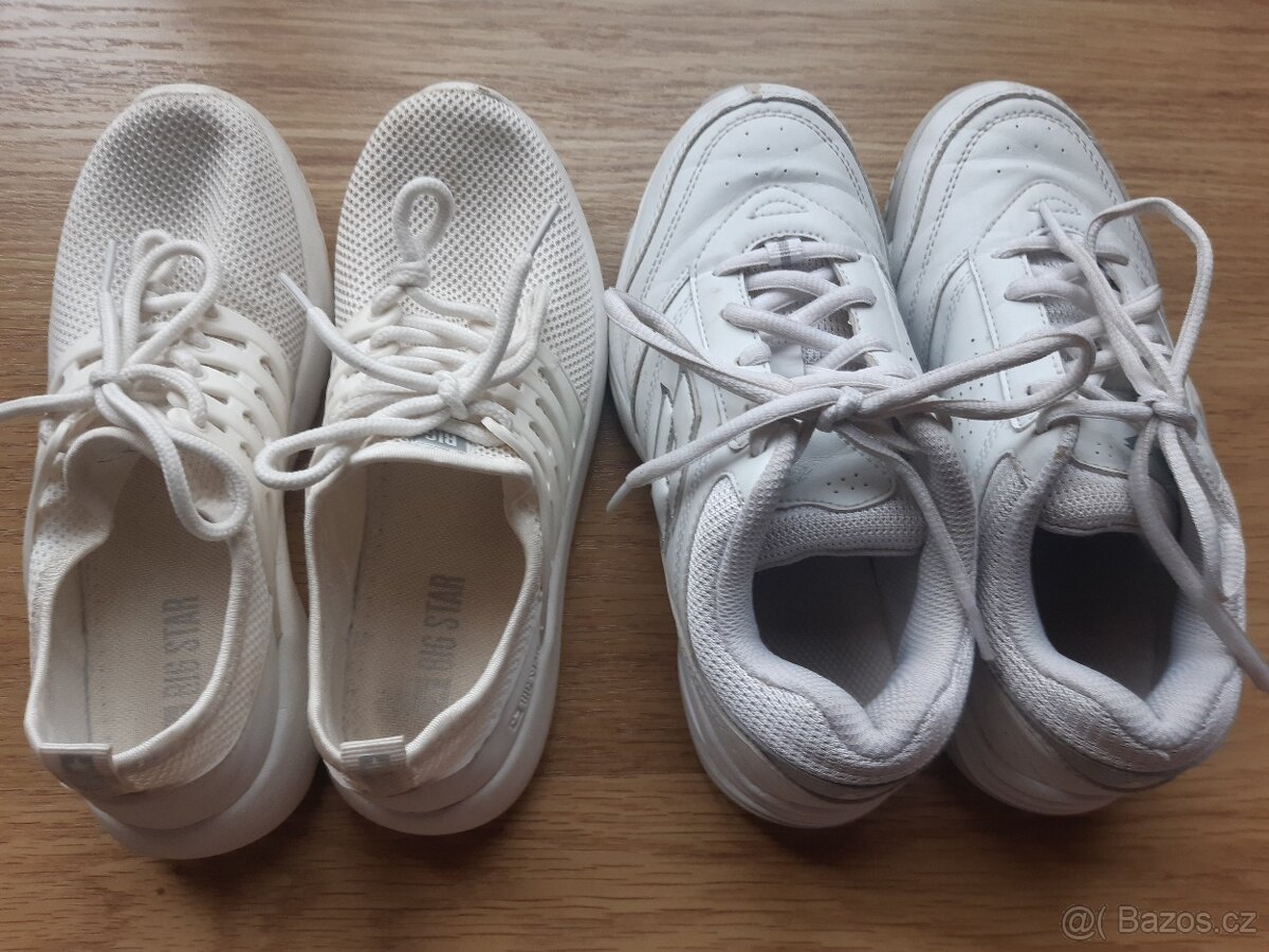 Bílé boty indoor 34