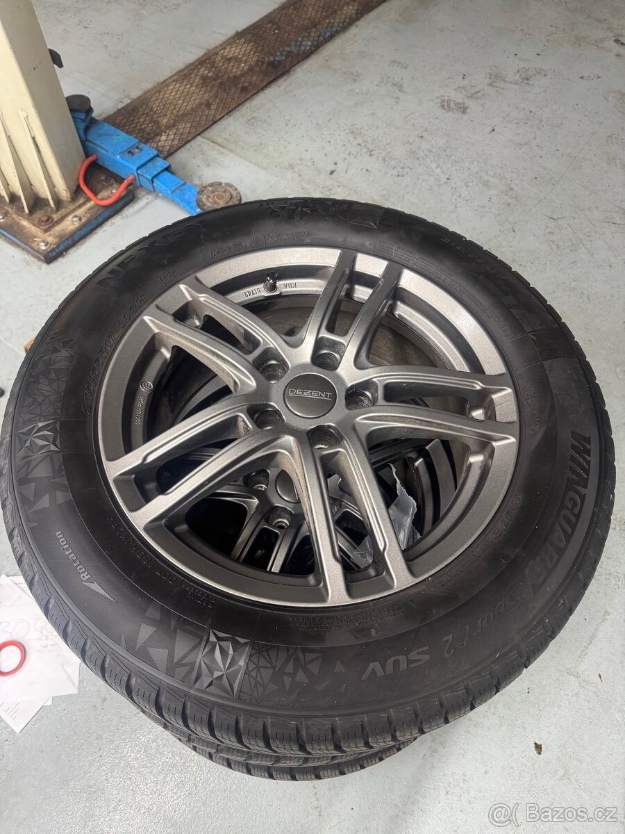 Alu disky dezent + zimní pneu