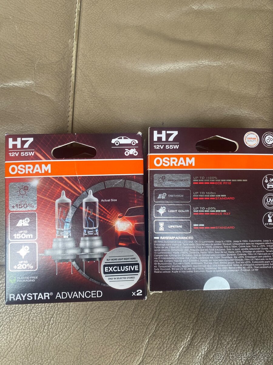 Žárovky Osram H7