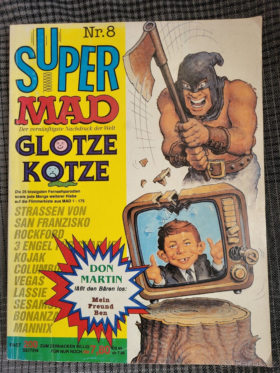 komiksy, romány a učebnice - četba v němčině
