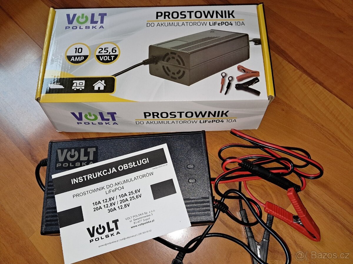 nabíječka 24V LiFePO4 10A