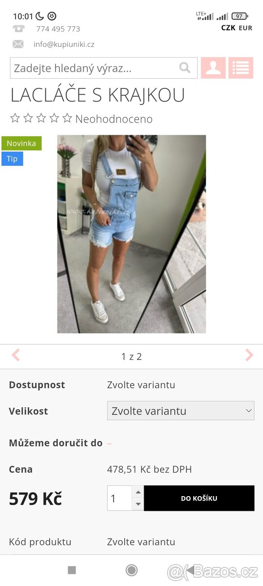 Riflové lacláče nové