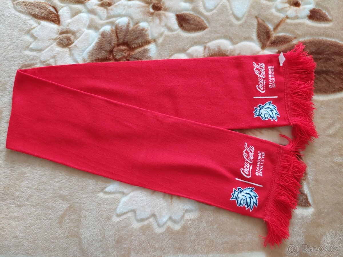 Hokejová šála ČR - Česká reprezentace + Coca-Cola