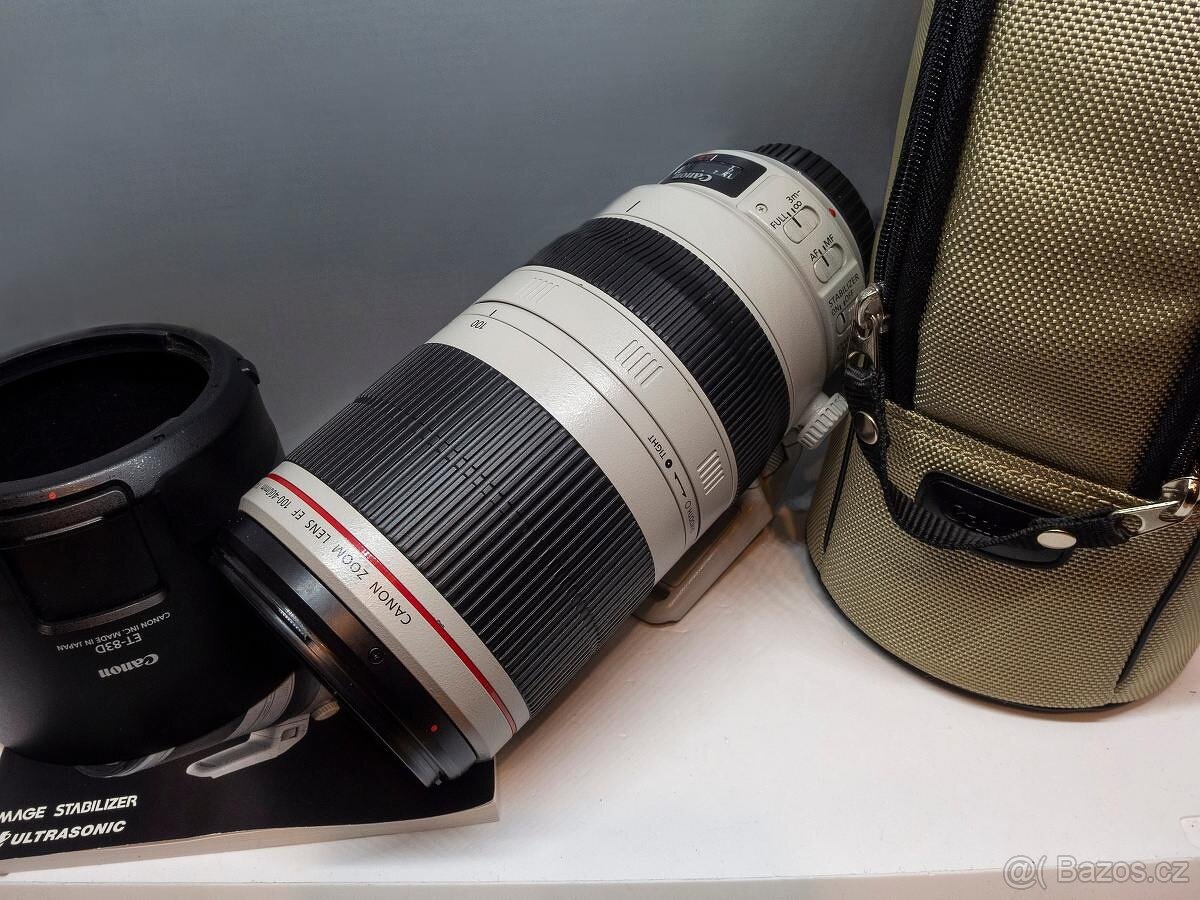 CANON EF 100-400 IS L USM II, TOP stav + UV