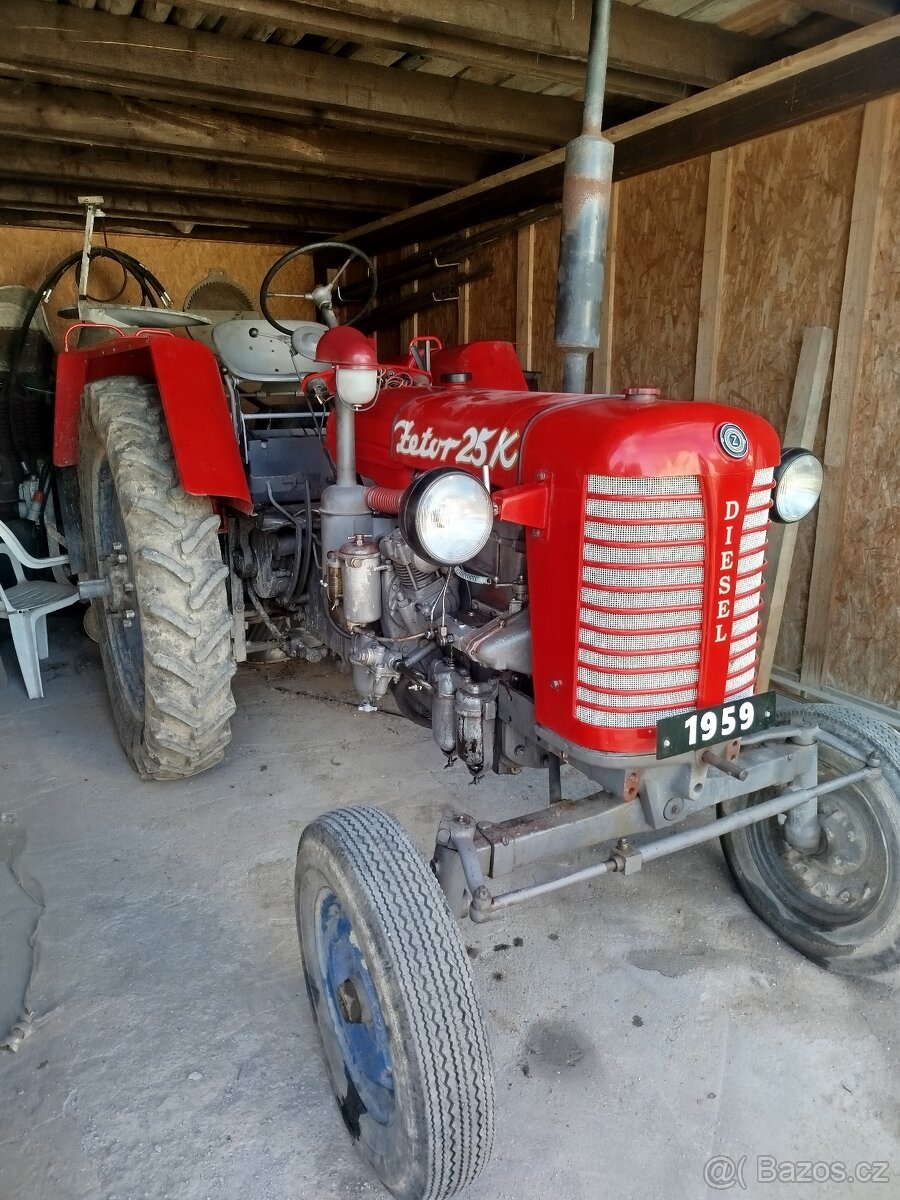 Prodám Zetor 25k bez TP.