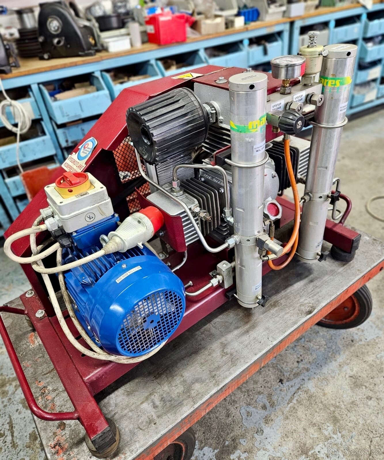 Kompresor 300 bar Aquacentrum Trident 200 l/h, 400 V