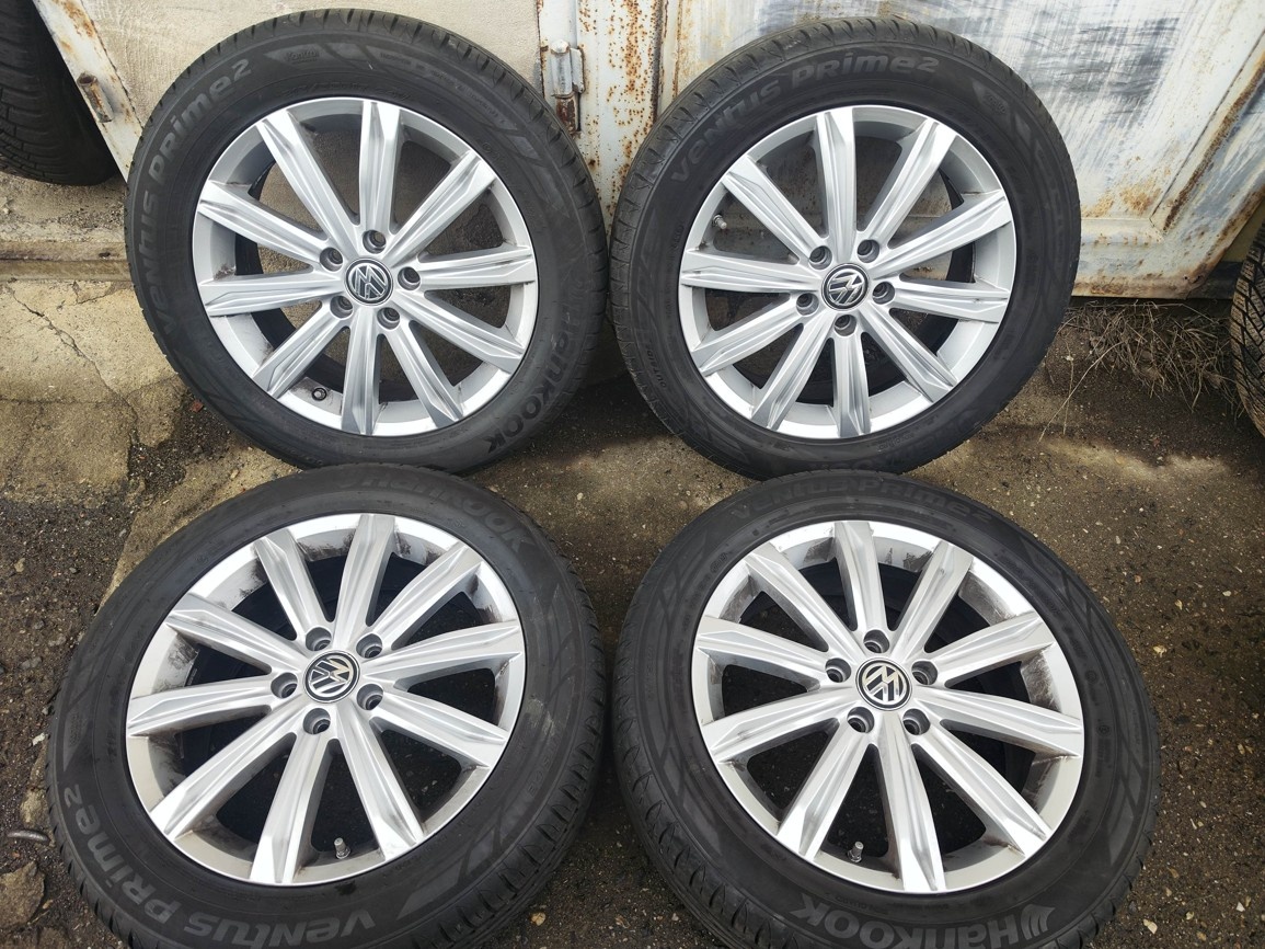 17"letní alu sada Stockholm 5x112 origo VW Touran 5T 215/55