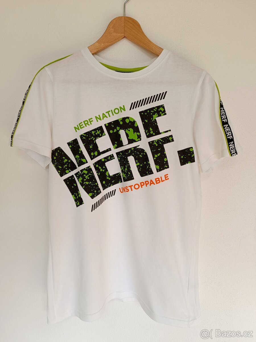 Nové bílé tričko Nerf 164