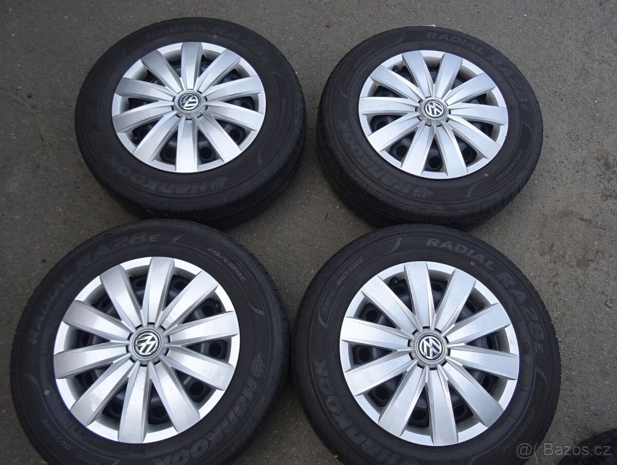 Disky na Volkswagen Transporter T5, 16", 5x120,ET 51, letní