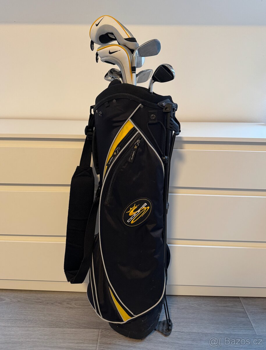 Golfový Bag Cobra plus sada želez Nike SQ Machspeed