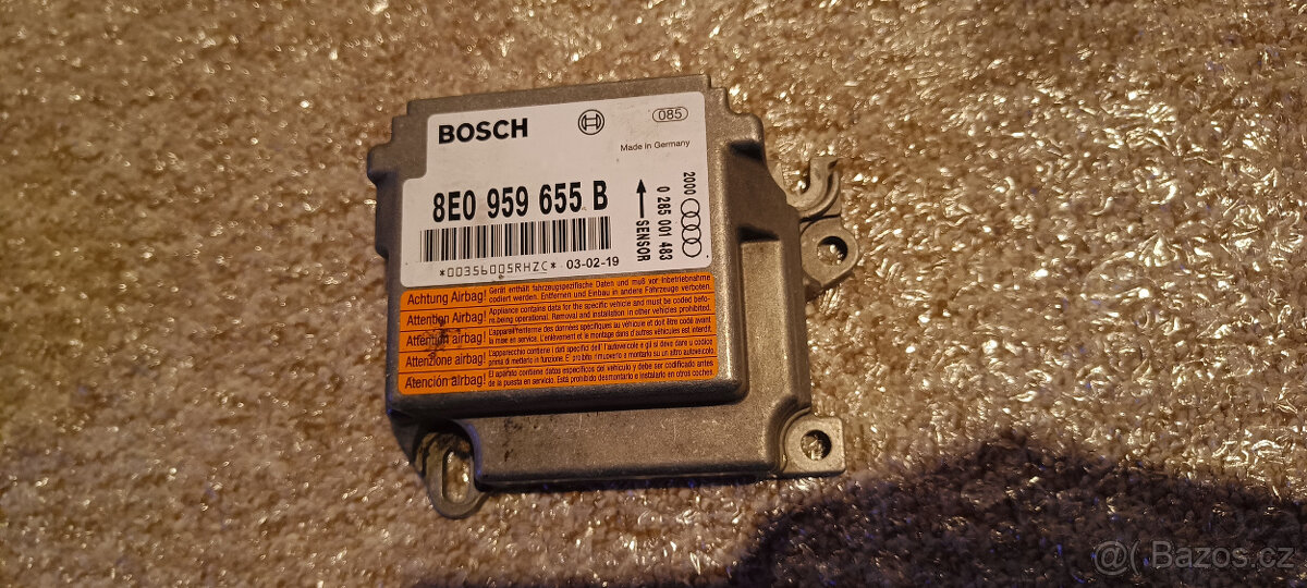 Řídící jednotka airbagu 8E0959655B Audi
