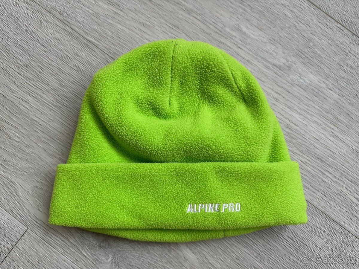 Dětská zelená zimní čepice Alpine Pro, vel. L (47-50 cm)