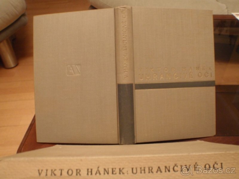 Hánek: Uhrančivé oči, Neubert 1938, OCHRANNÝ KARTÓN