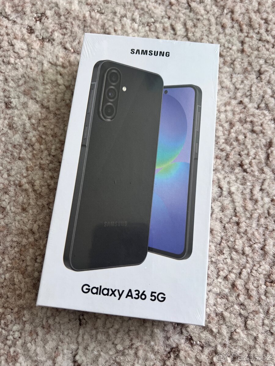 Samusng A36 5G 128GB Awesome Black + pouzdro