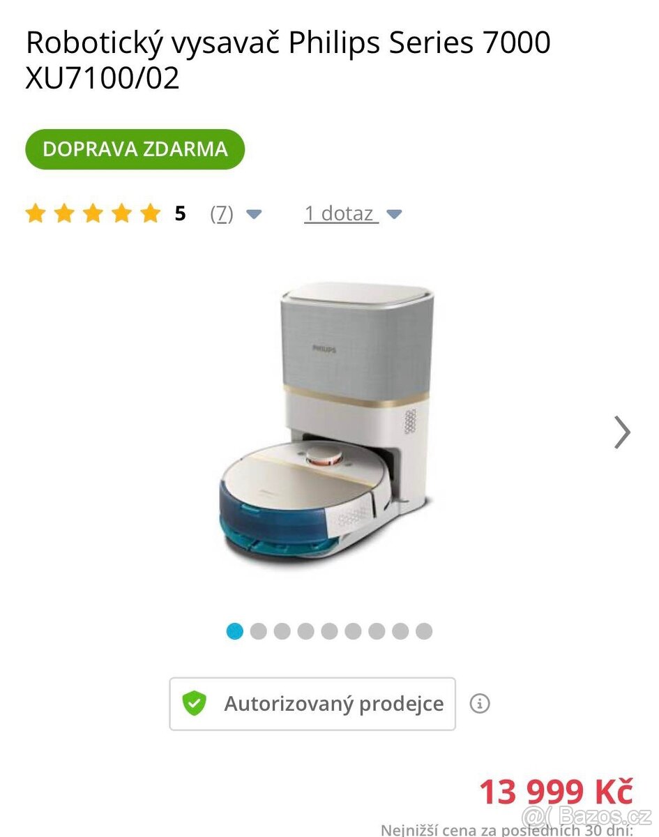 robotický vysavač Philips 7000 series