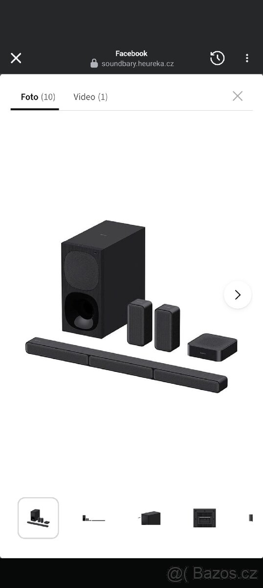 Sony HT-S40R sounbar