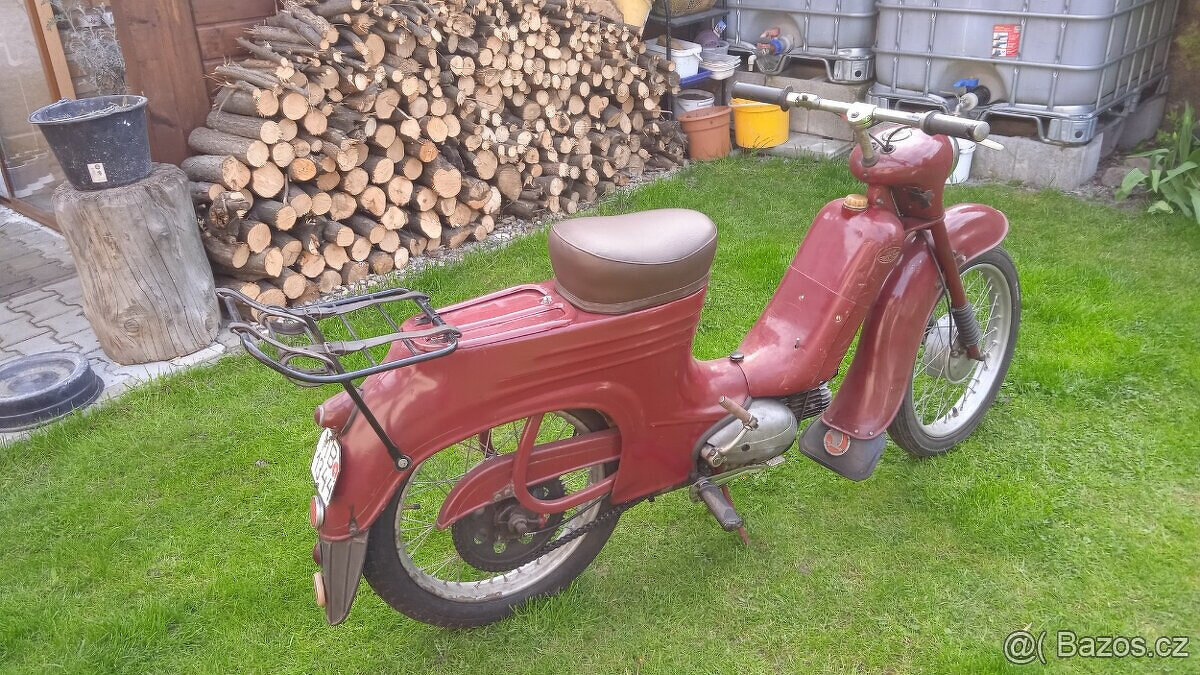 jawa 555 Platné doklady stará SPZ