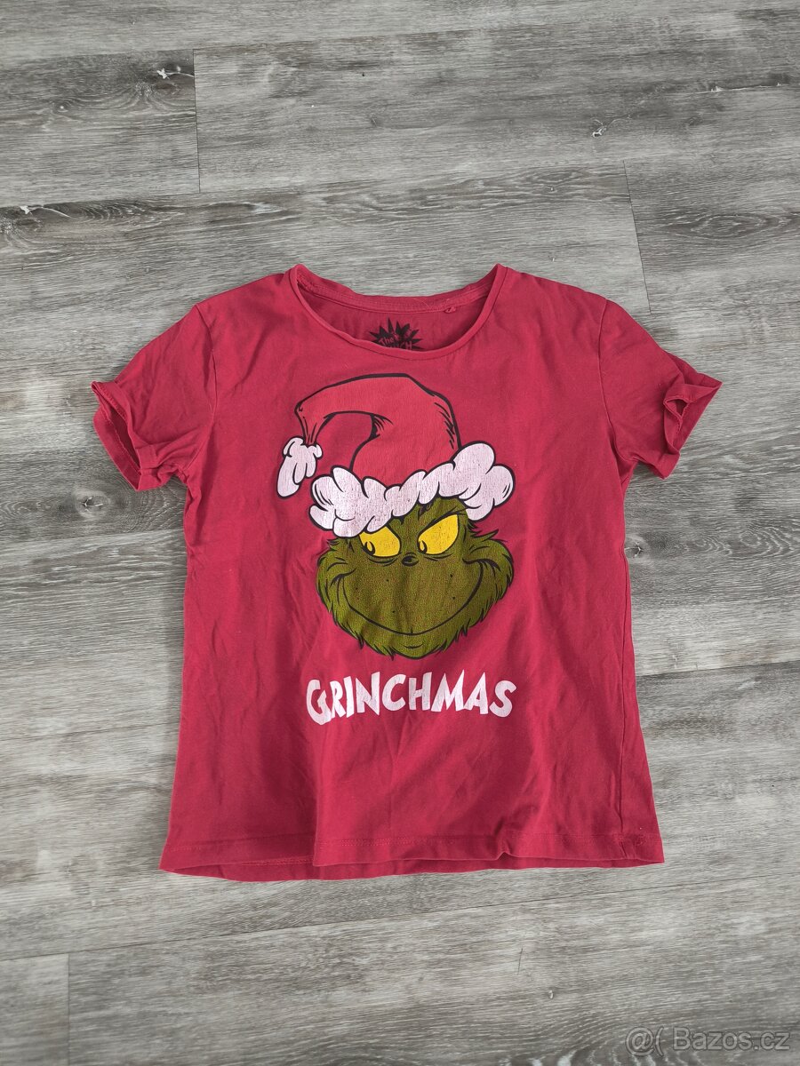 Vánoční tričko Grinch vel. 128