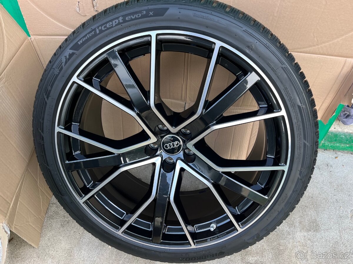 AUDI Q7, SQ7 alu kola 22" AUDI SPORT nové, zimní, orig.