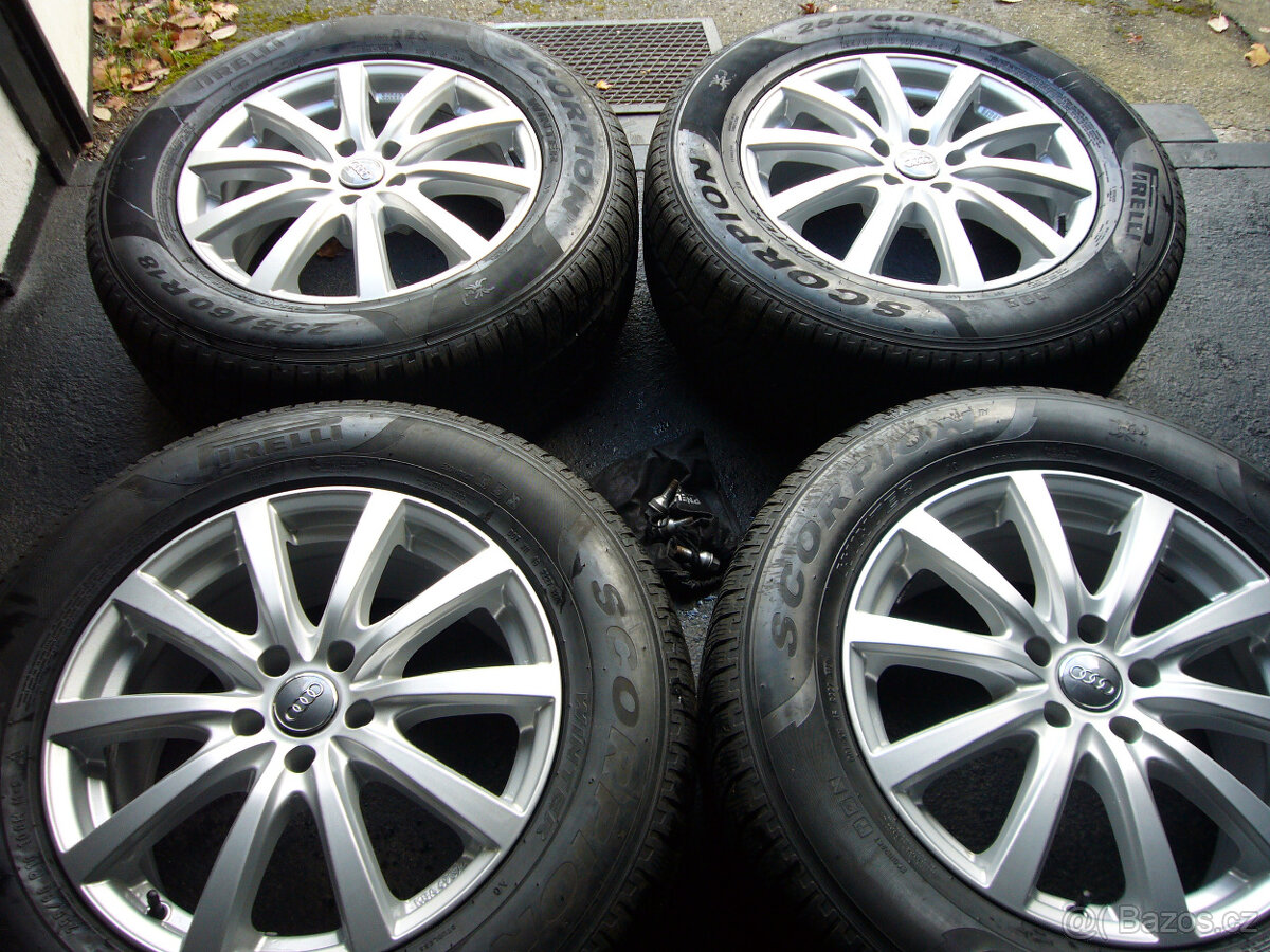 ZIMNÍ ALU KOLA AUDI-VW-MERCEDES 18" 5x112 8" et-35,