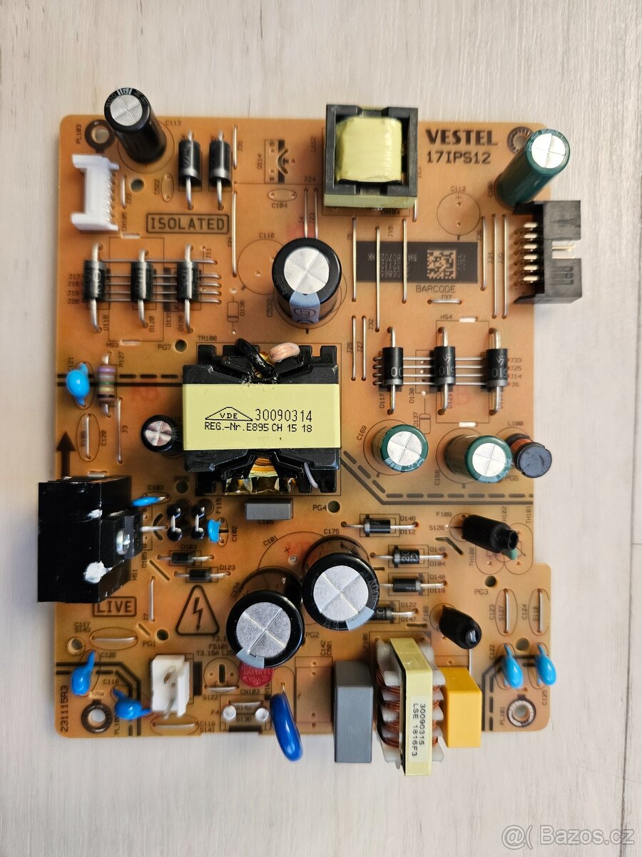 LCD modul zdroj 17IPS12 / SMPS POWER BOARD Vestel 23281584