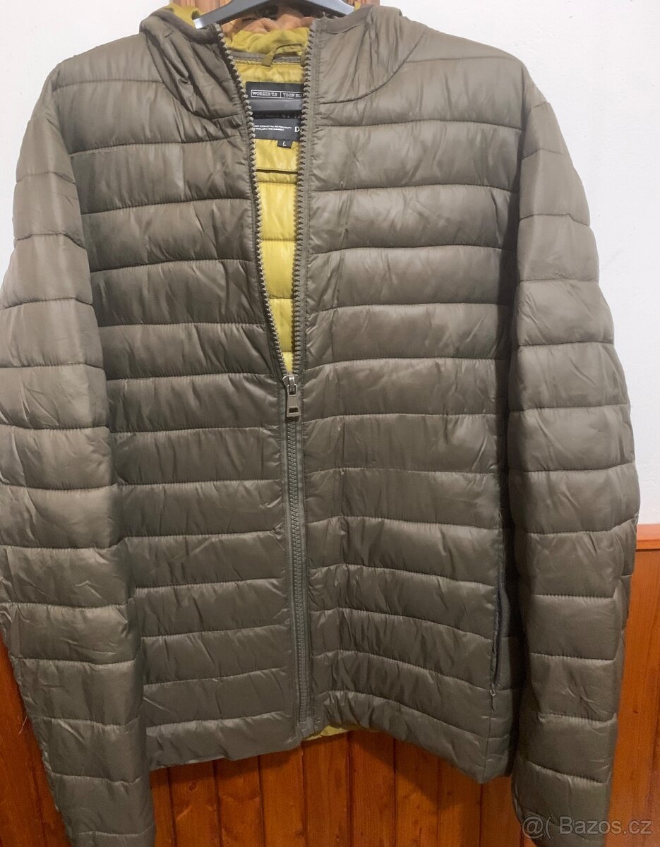 Pánská , chlapecká zimní khaki bunda, vel.L