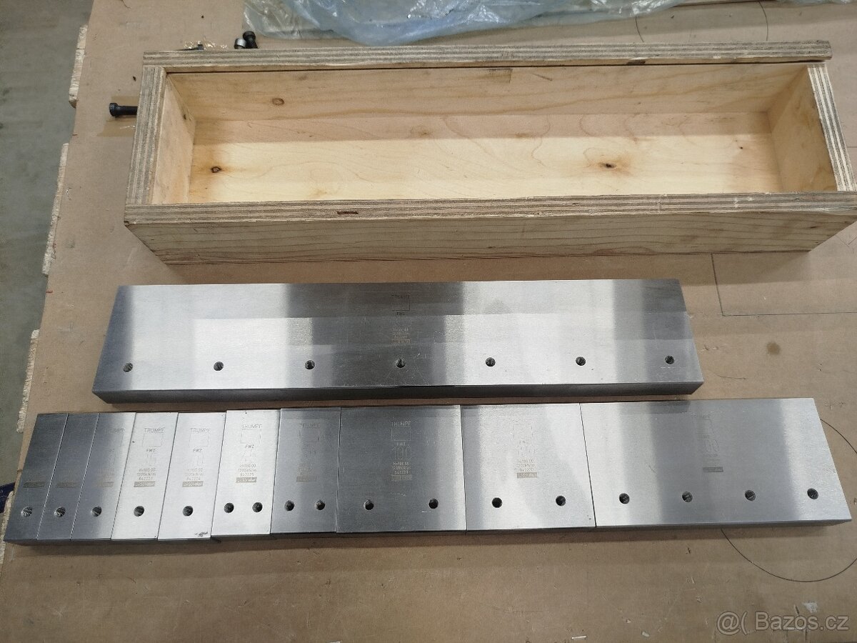 Lisovací nástroje (falc) pro ohraňovací lis Trumpf