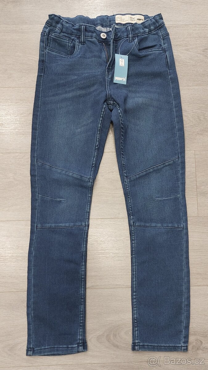 Nenošené rifle džíny vel. 164, pro štíhlou postavu