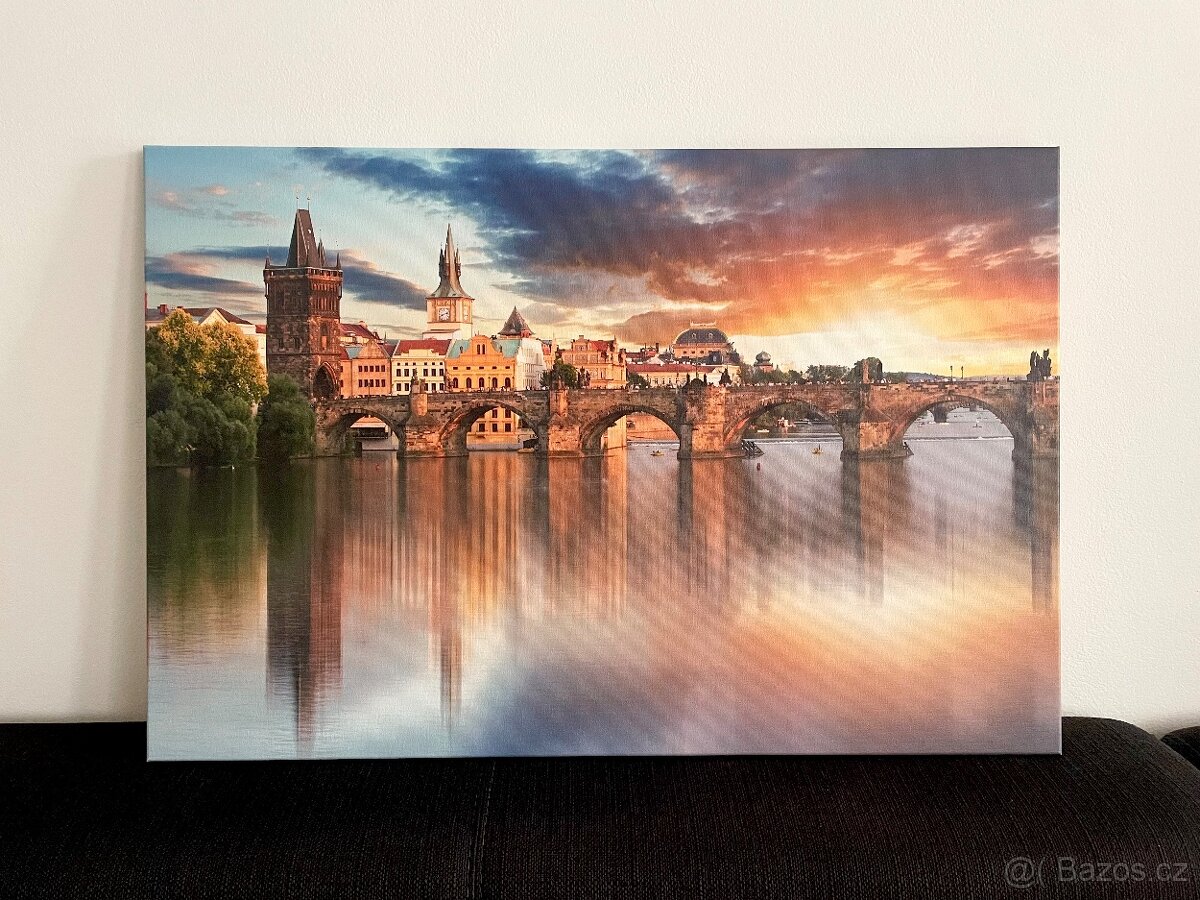 Fotoobraz Praha - Karlův most 90x60cm