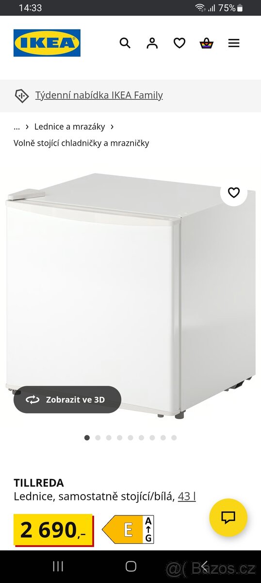 Malá lednice-samostatně stojící-5 ks