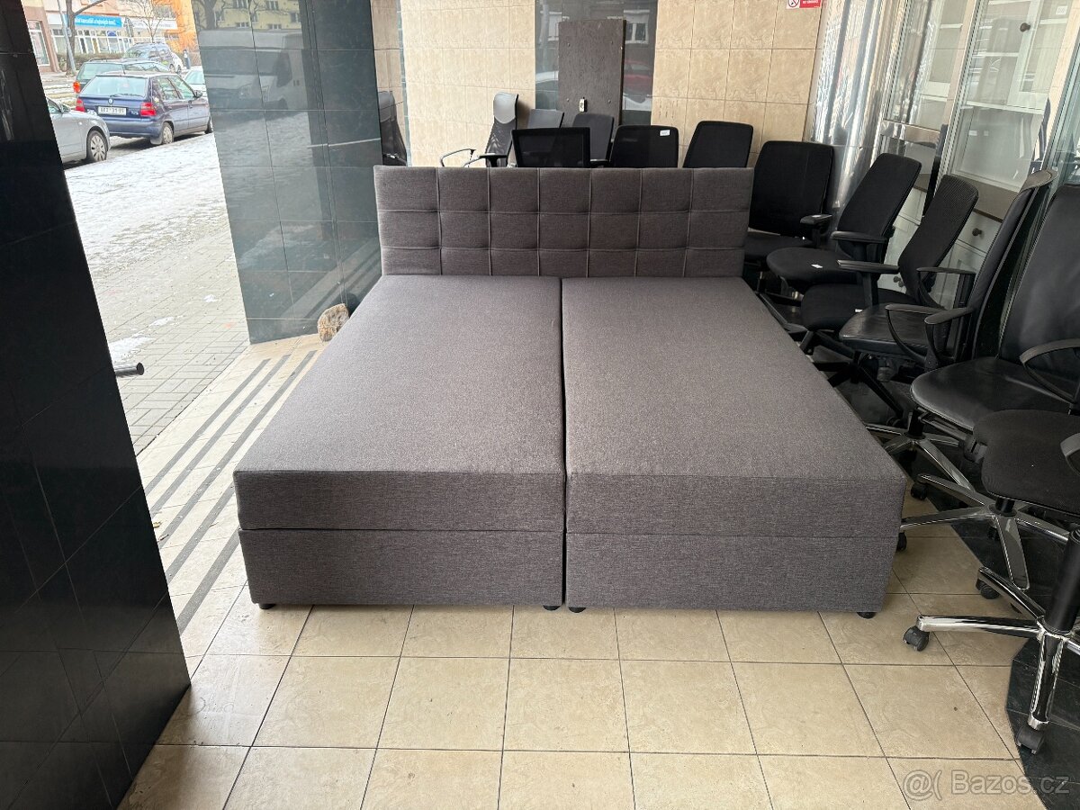 Postel BOXSPRING s úl. prostorem 180x200 KOMPLET