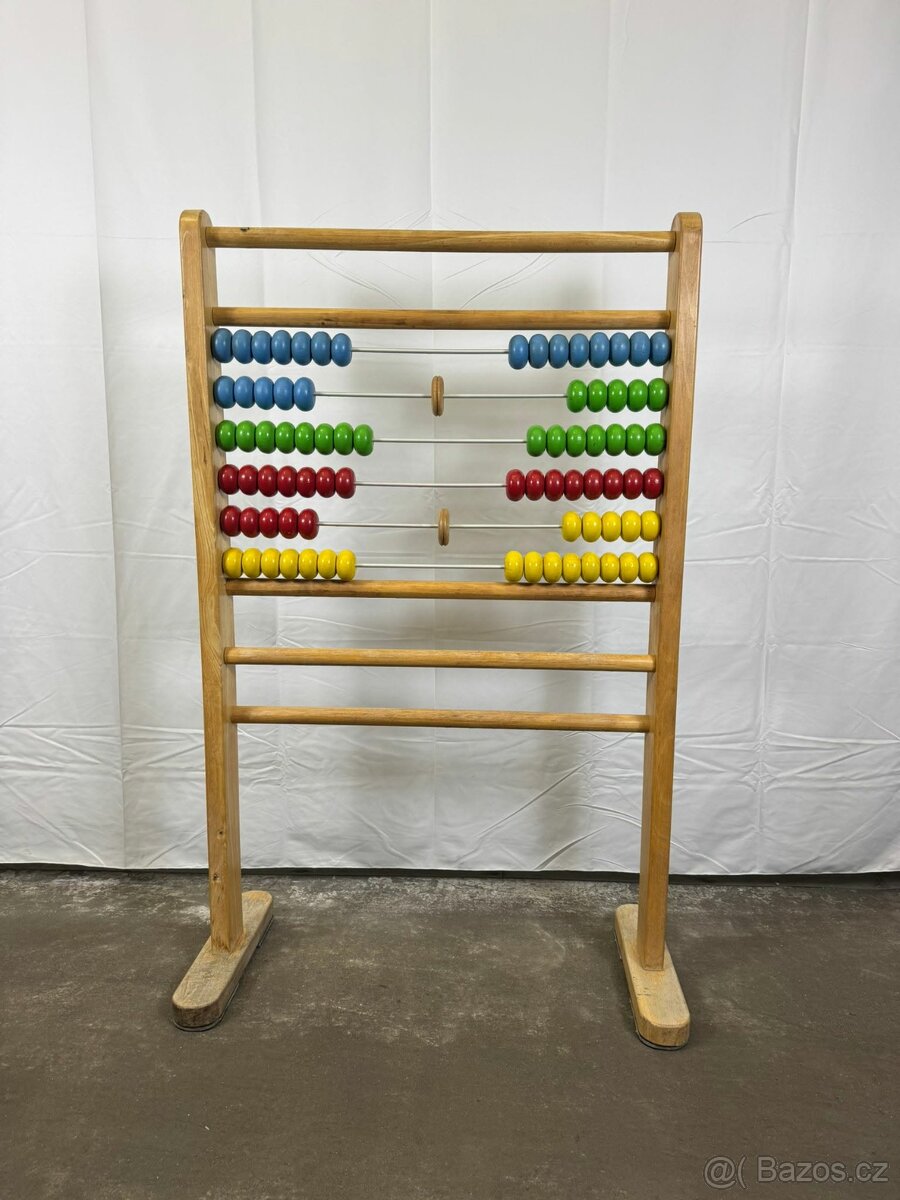 Retro dřevěné počítadlo (519004)