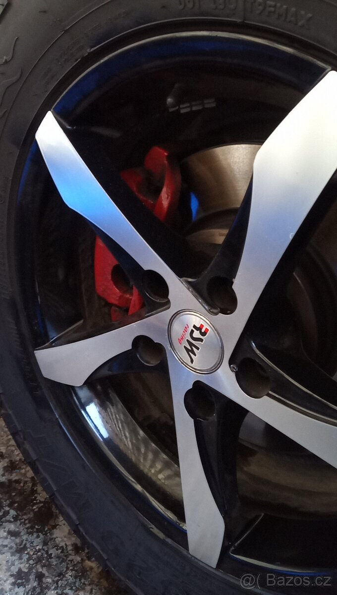 AL elektrony 5x120 R17 cca 800 km najeto stř.otvor 72.6mm