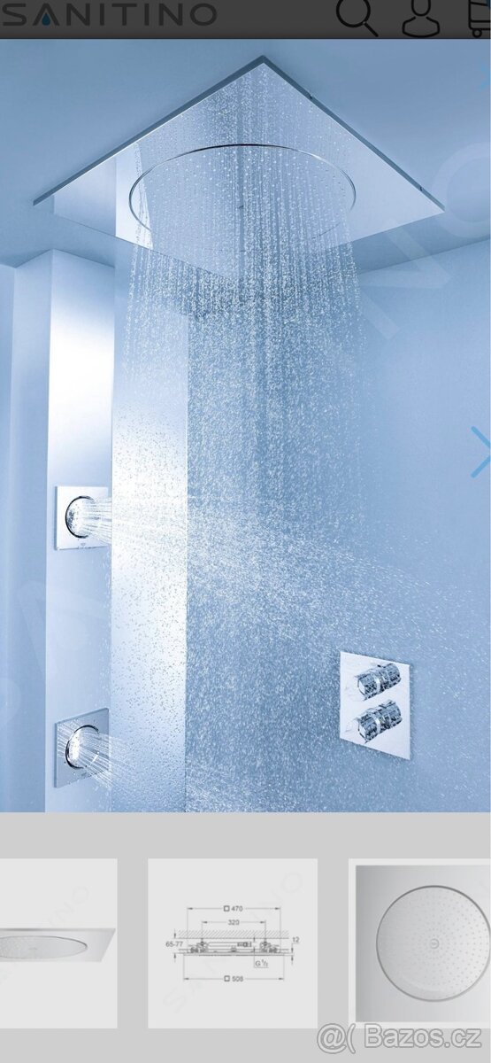 Luxusní hlavová sprcha Grohe Rainshower F