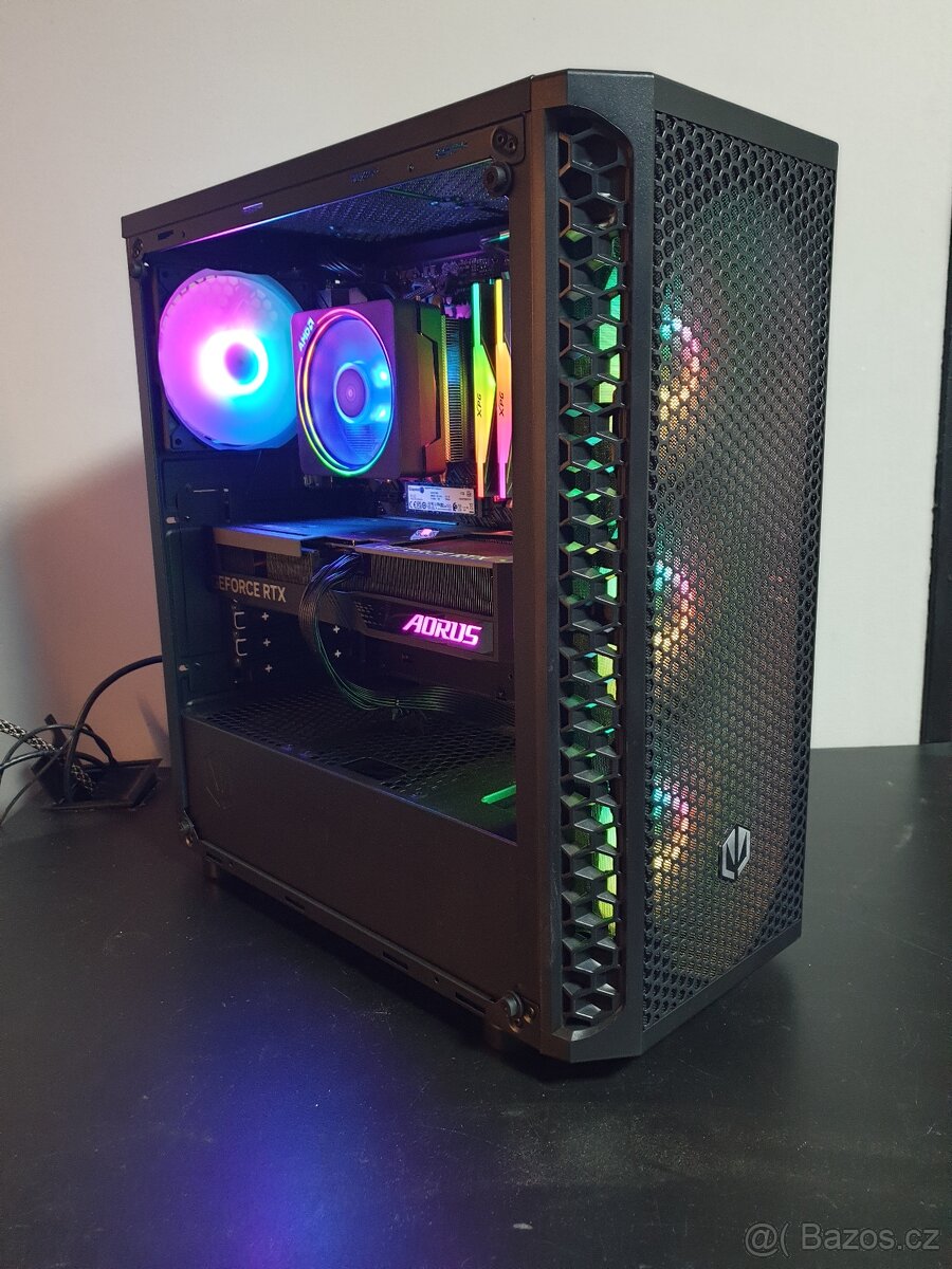 Herní PC: Ryzen 7 5800x /RTX 4060ti /32gb RAM / Záruka